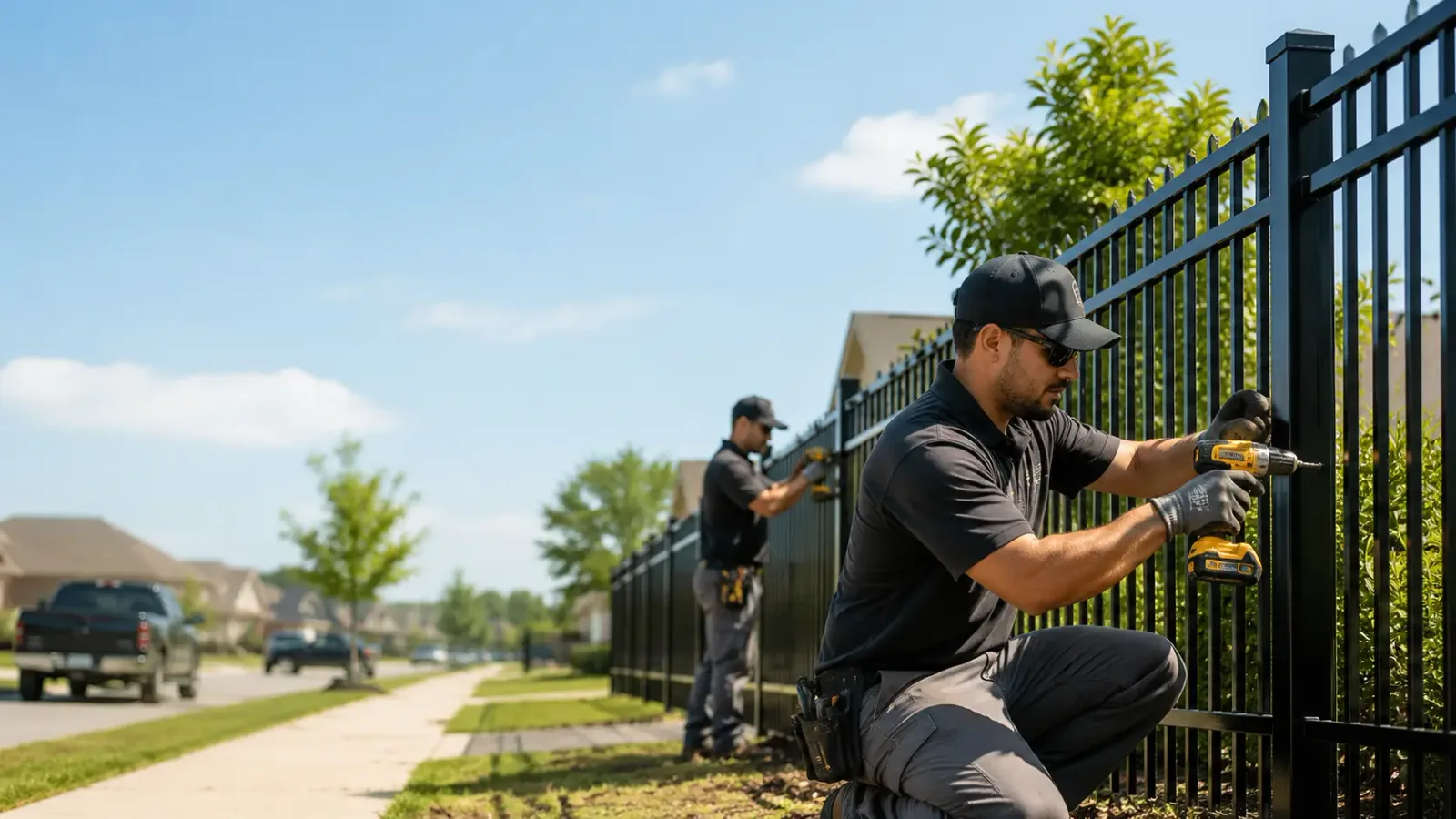 Metal Fence Installation in Briscoe, TX